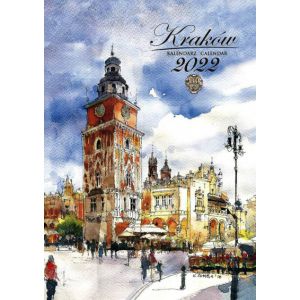 2024 Kalendarz B5 Kraków Akwarela